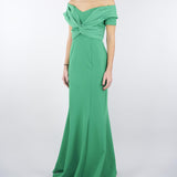 Abito Verde lungo con nodo