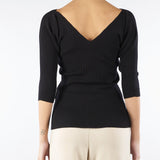 Maglia Nero in filato di viscosa OCEANO 14 MAX MARA WEEKEND 