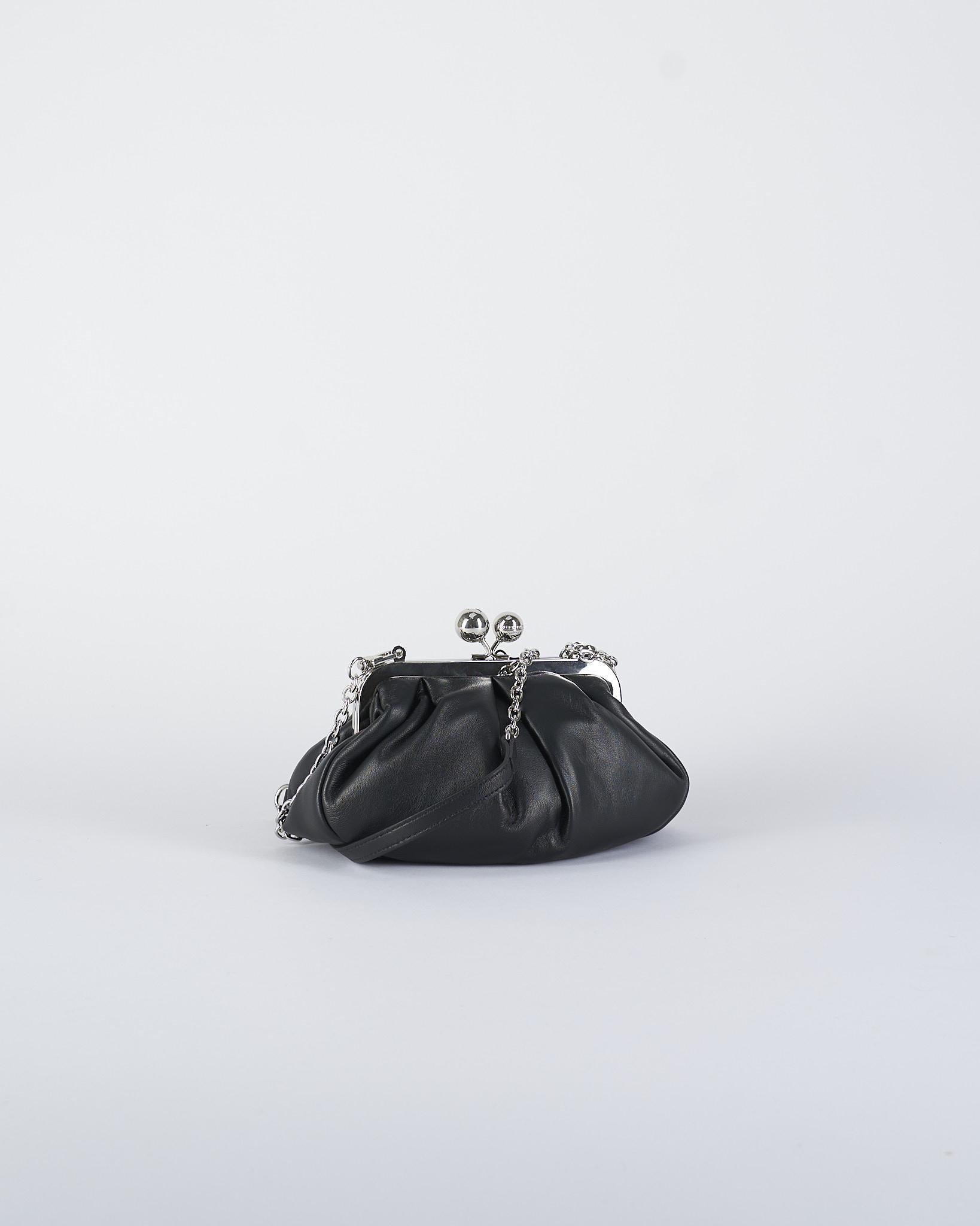 Borsa Nero Pasticcino Bag Small in montone PRATI 7 MAX MARA WEEKEND 