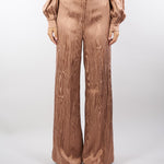Pantalone Bronzo in satin PA288B 50 BOHEMIAN VI 