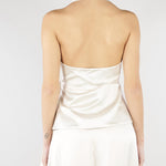 Top Champagne in satin con fiocco SS260348 36 ELEH 