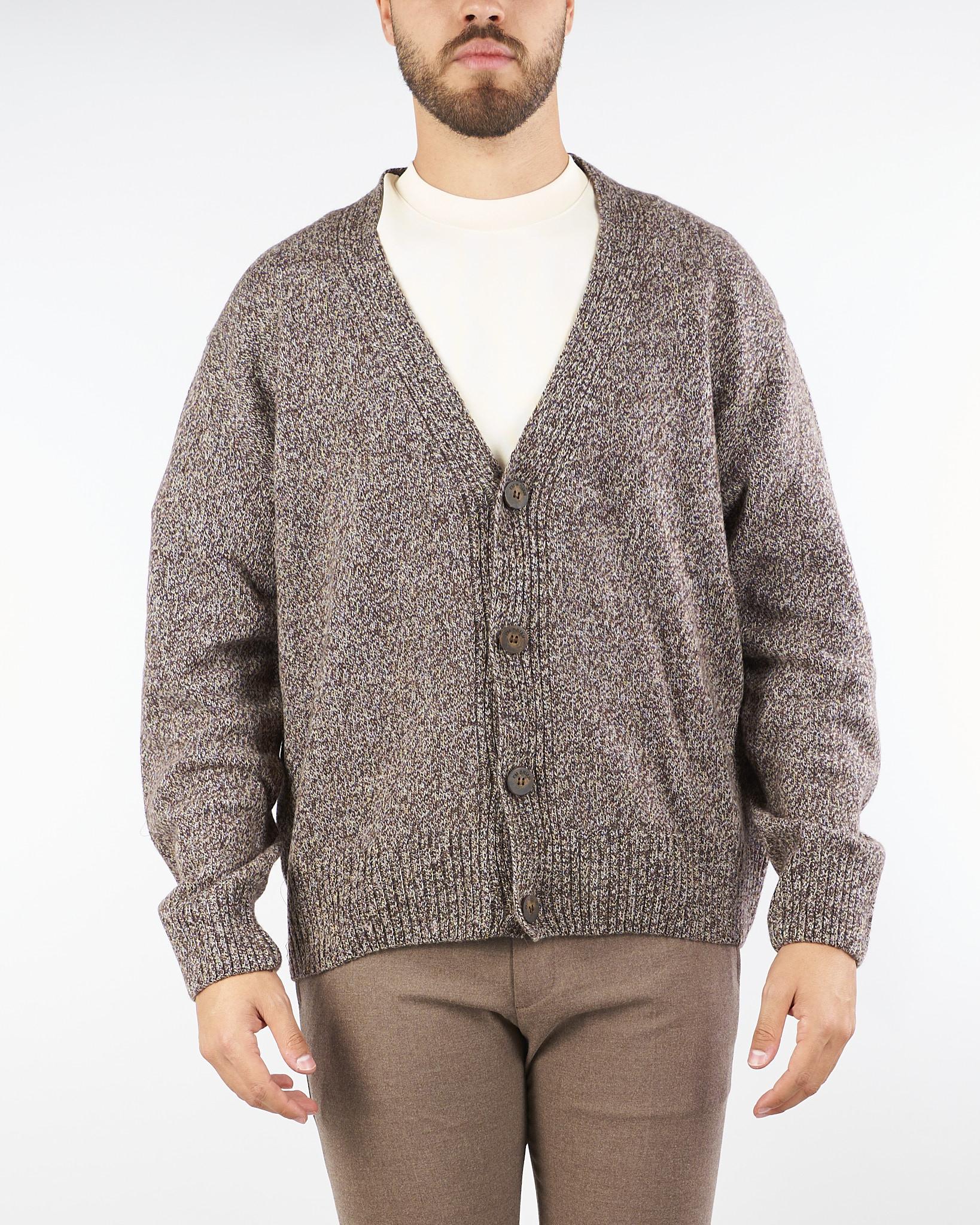 Cardigan Moro Melange in lana MA3405 20 I'M BRIAN 