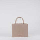 Tote piccola con impunture a contrasto