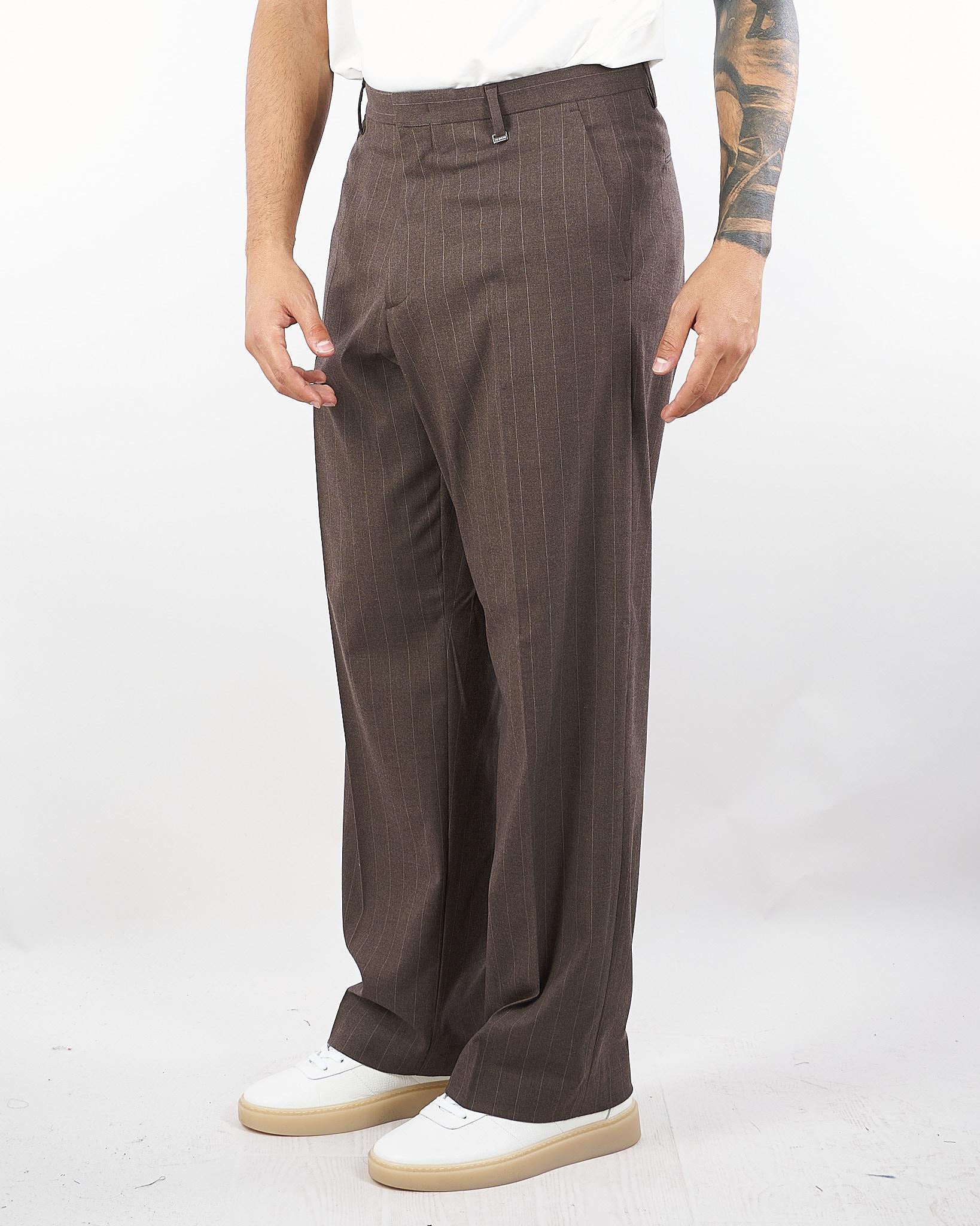 Pantalone Moro gessato Relaxed fit PA3490 20 I'M BRIAN 