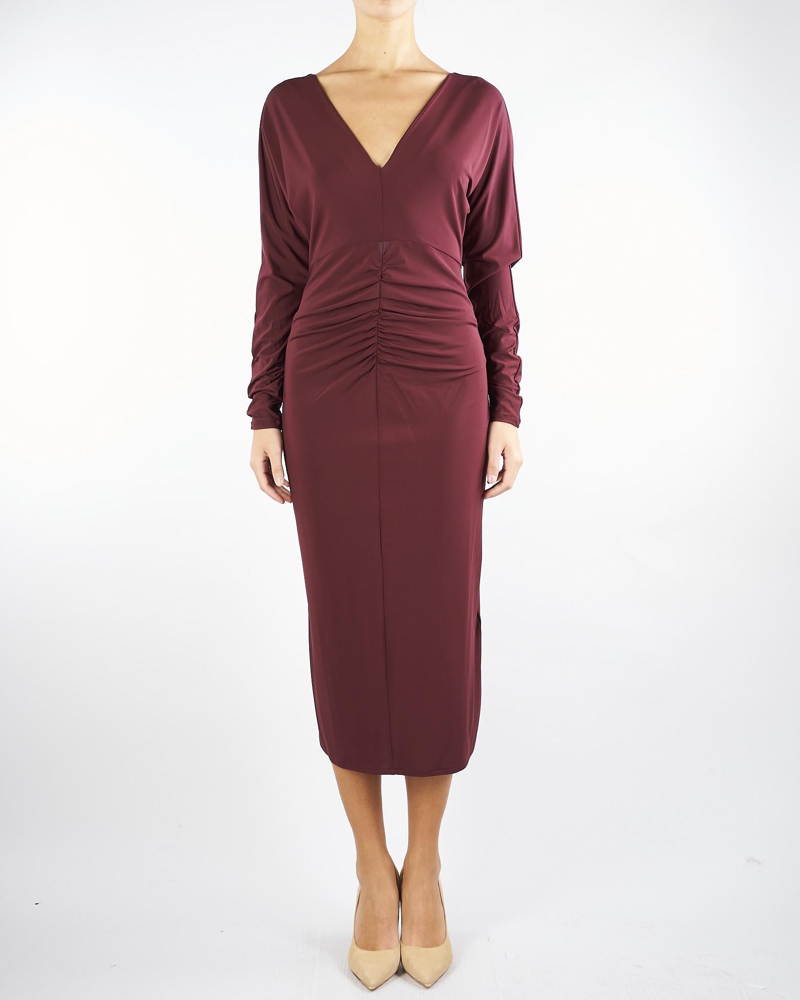 Abito Bordeaux in jersey GOYA 2 MAX MARA STUDIO 