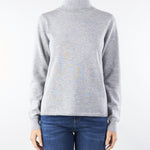 Maglia Grigio collo alto in lana e cachemire EDUCATA 7 MAX MARA STUDIO 