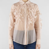 Camicia Frosty Cipria in organza FROSTY 220 NENETTE 