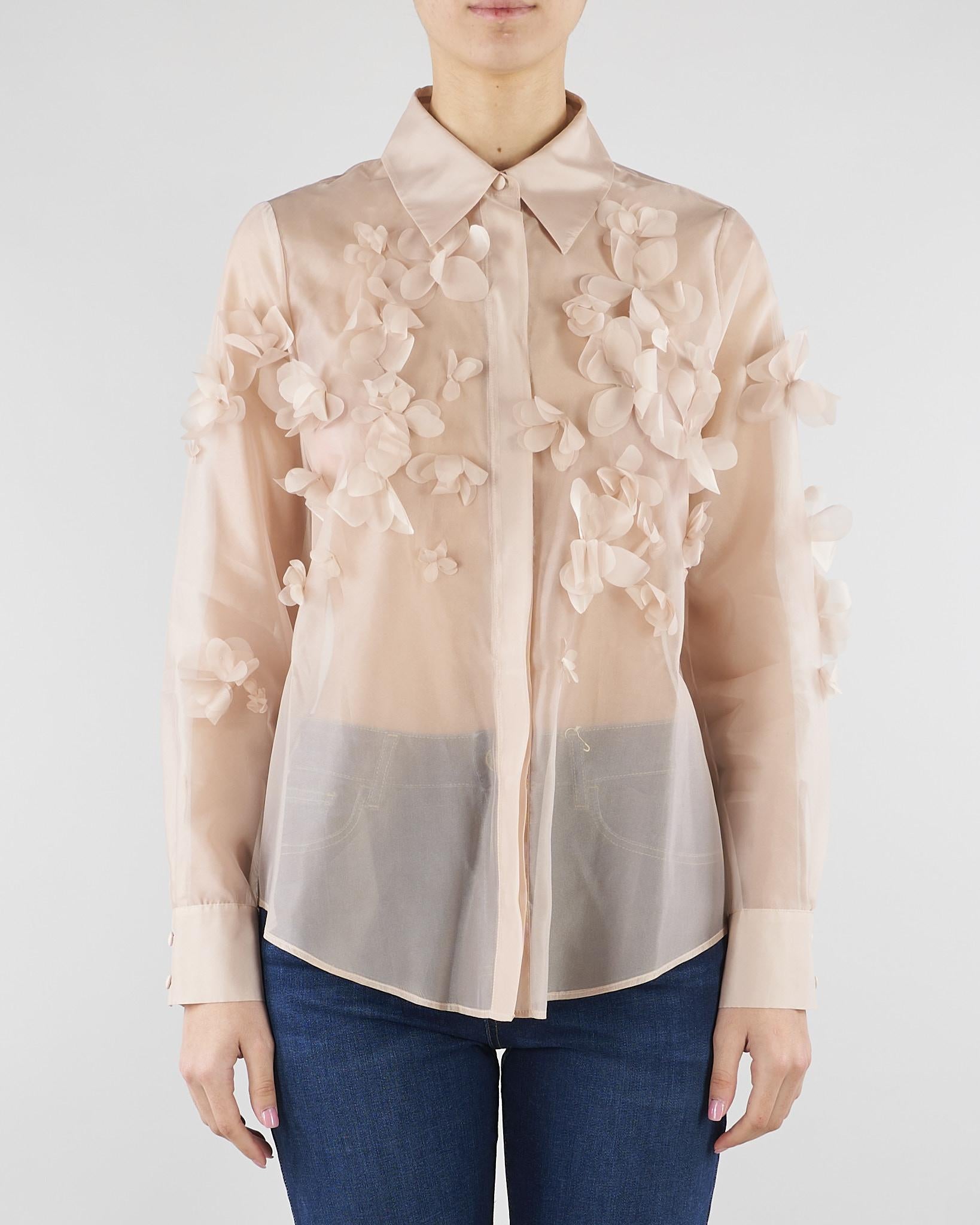 Camicia Frosty Cipria in organza FROSTY 220 NENETTE 