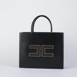Borsa Tote grande Nero con logo BS32A56E2 110 ELISABETTA FRANCHI 