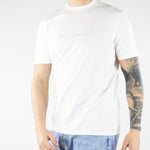 T-shirt Bianco in jersey Pima con logo EM004583AF13669 M0307 EMPORIO ARMANI 