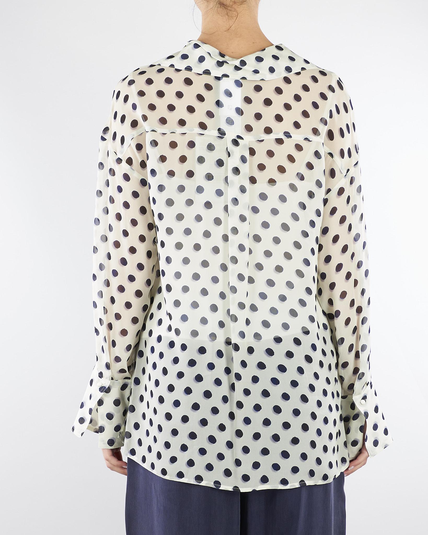Blusa a pois Panna-Blu PBBEGREGE 1 PENNY BLACK 