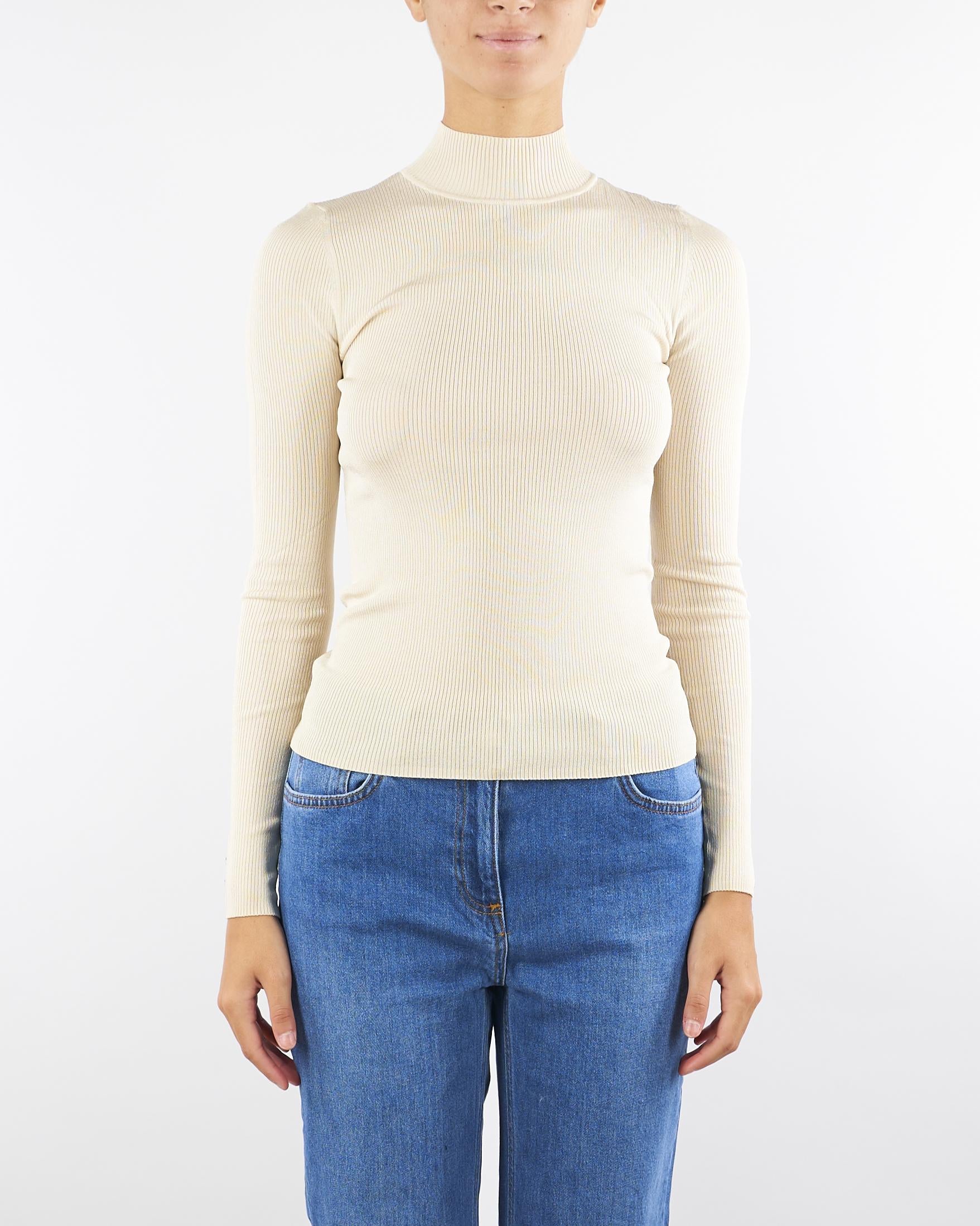 Lupetto Vaniglia con bottoni bijou CELEBRE 1 PENNY BLACK 