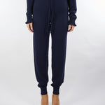 Pantaloni Blu in maglia di misto lana TT3352 11956 TWIN SET 