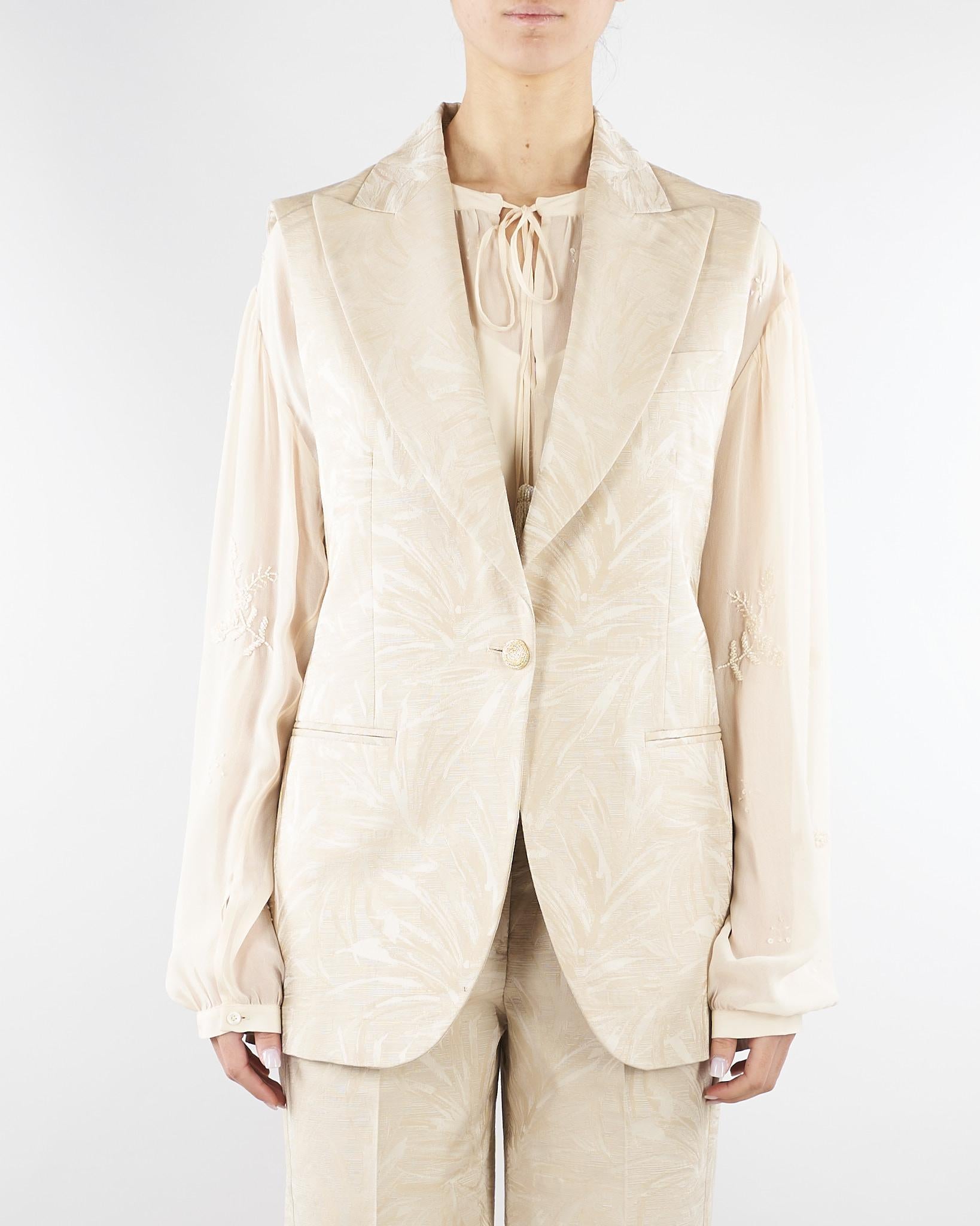 Gilet jacquard Beige GT0143220710 014 SEVENTY 