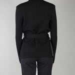 Giacca Nero in maglia punto stoffa MK10B62E2 110 ELISABETTA FRANCHI 