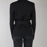 Giacca Nero in maglia punto stoffa MK10B62E2 110 ELISABETTA FRANCHI 