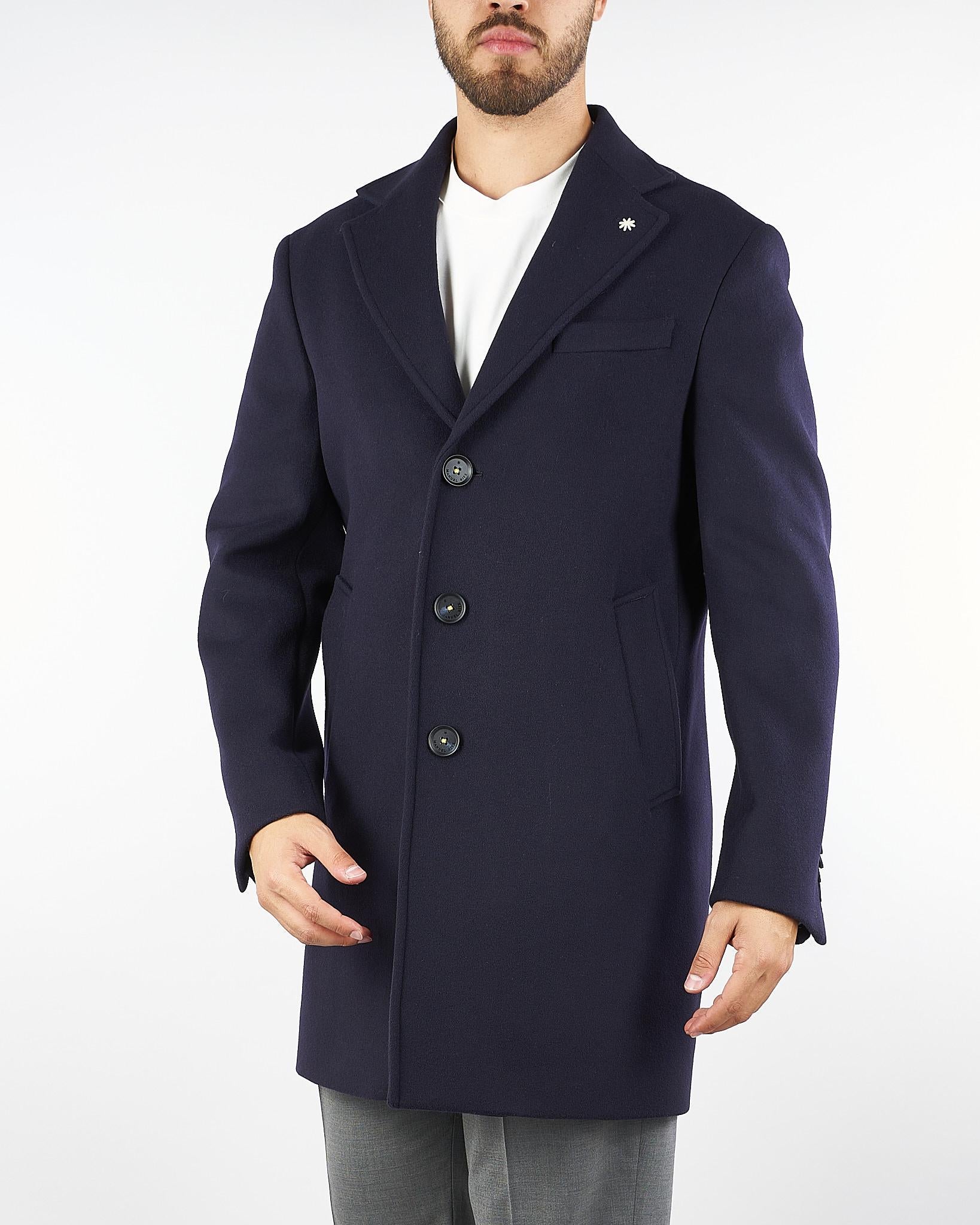 Cappotto in lana monopetto 3932C4448253697 89 MANUEL RITZ 