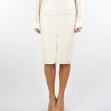 Gonna Milk con texture stampa cocco GO10856E2 DZ9 ELISABETTA FRANCHI 