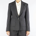 Giacca Antracite microfantasia RI9CO34 80 ANGELA DAVIS 