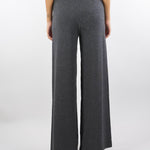 Pantaloni Antracite ampi in maglia ADAM 5 PENNY BLACK 