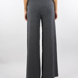 Pantaloni Antracite ampi in maglia ADAM 5 PENNY BLACK 