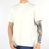 T-shirt Grigio Perla in cotone stretch Relaxed fit