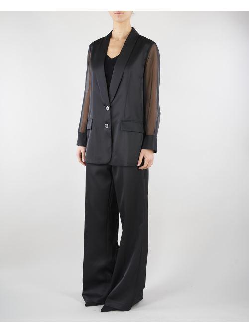 Pantalone Ethan Nero wide leg ETHAN 700 NENETTE 