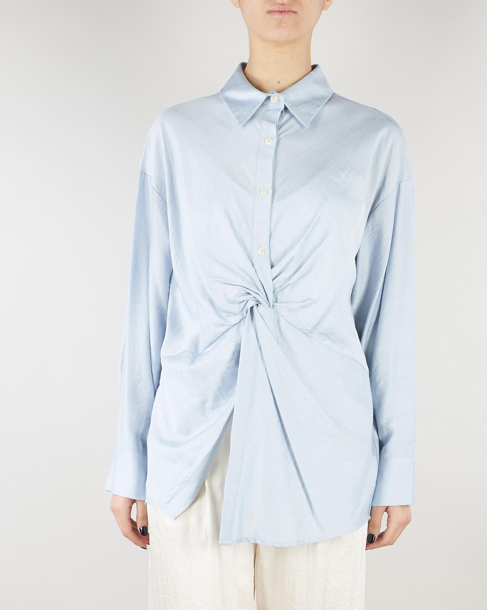 Camicia Celeste con nodo SS260055 25 ELEH 