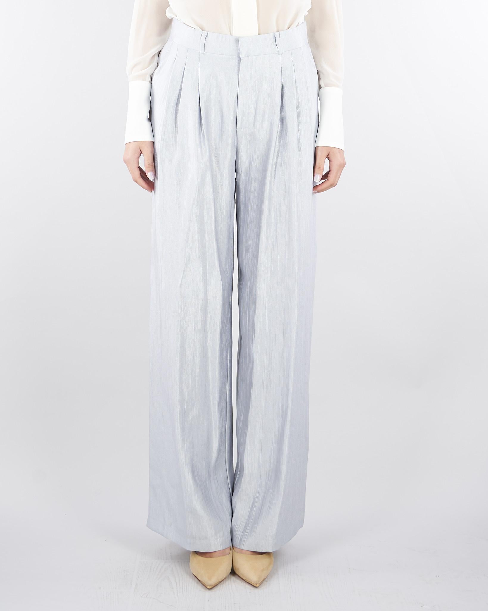 Pantalone Celeste in satin lamè SS260403 25 ELEH 
