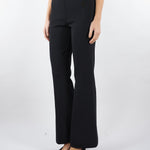 Pantaloni flare Nero in maglia TP3206 6 TWIN SET 