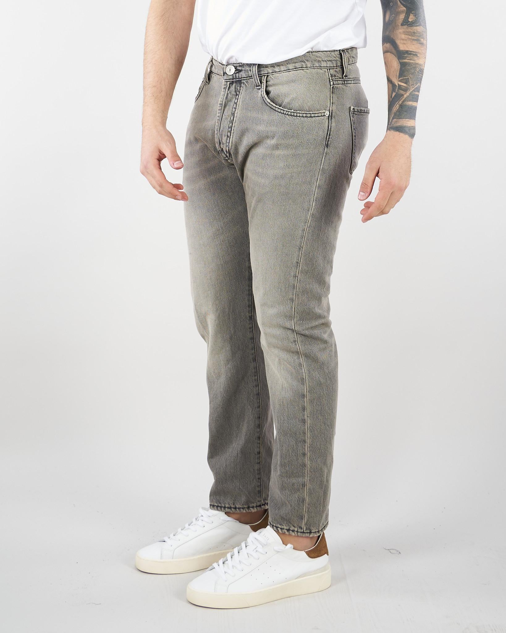 Jeans Grigio cinque tasche XJ3252 98 YES LONDON 
