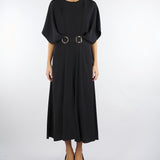 Abito Nero con cintura AFSVKJKC 99 IMPERIAL 