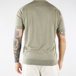 Maglia Verde in pura seta e cotone A010F200 5326 PAOLO PECORA 