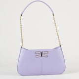 Borsa Lilla a spalla con dettaglio logo BS93A61E2 EV7 ELISABETTA FRANCHI 