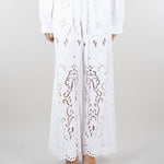 Pantalone Bianco in cotone NS234 01 NO SECRETS 