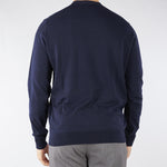 Maglia Blu in puro cotone extrafine A001F100 6685 PAOLO PECORA 