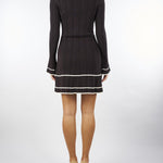 Abito Moro a costine con profili a contrasto TT3230 12996 TWIN SET 