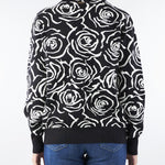 Cardigan Jacquard Nero-Bianco NS150 00 NO SECRETS 
