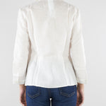 Camicia slim Bianco in puro lino PBBALCALI 1 PENNY BLACK 