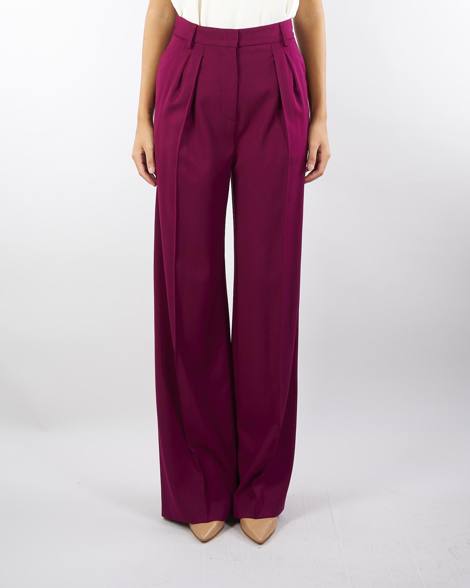 Pantalone Cherry con doppia pences PA01202TFLP0001 V0741 SIMONA CORSELLINI 