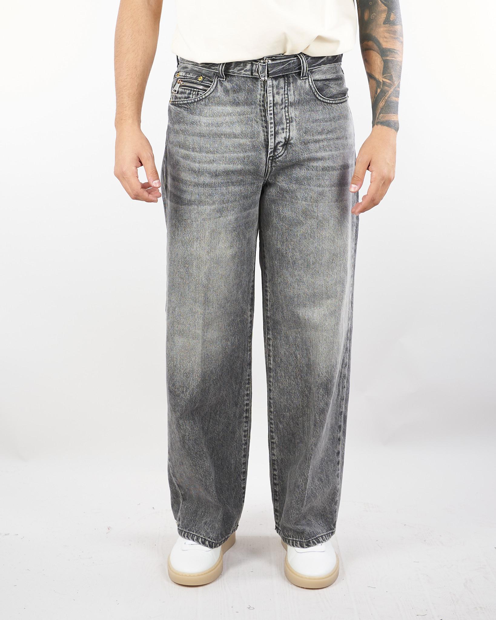 Jeans Grigio con gamba e fondo largo XJ3224 95 YES LONDON 