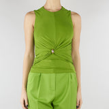 Top Aloe in jersey con dettaglio gioiello TO03761E2 EV3 ELISABETTA FRANCHI 