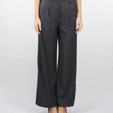 Pantalone wide leg con pences Vicolo