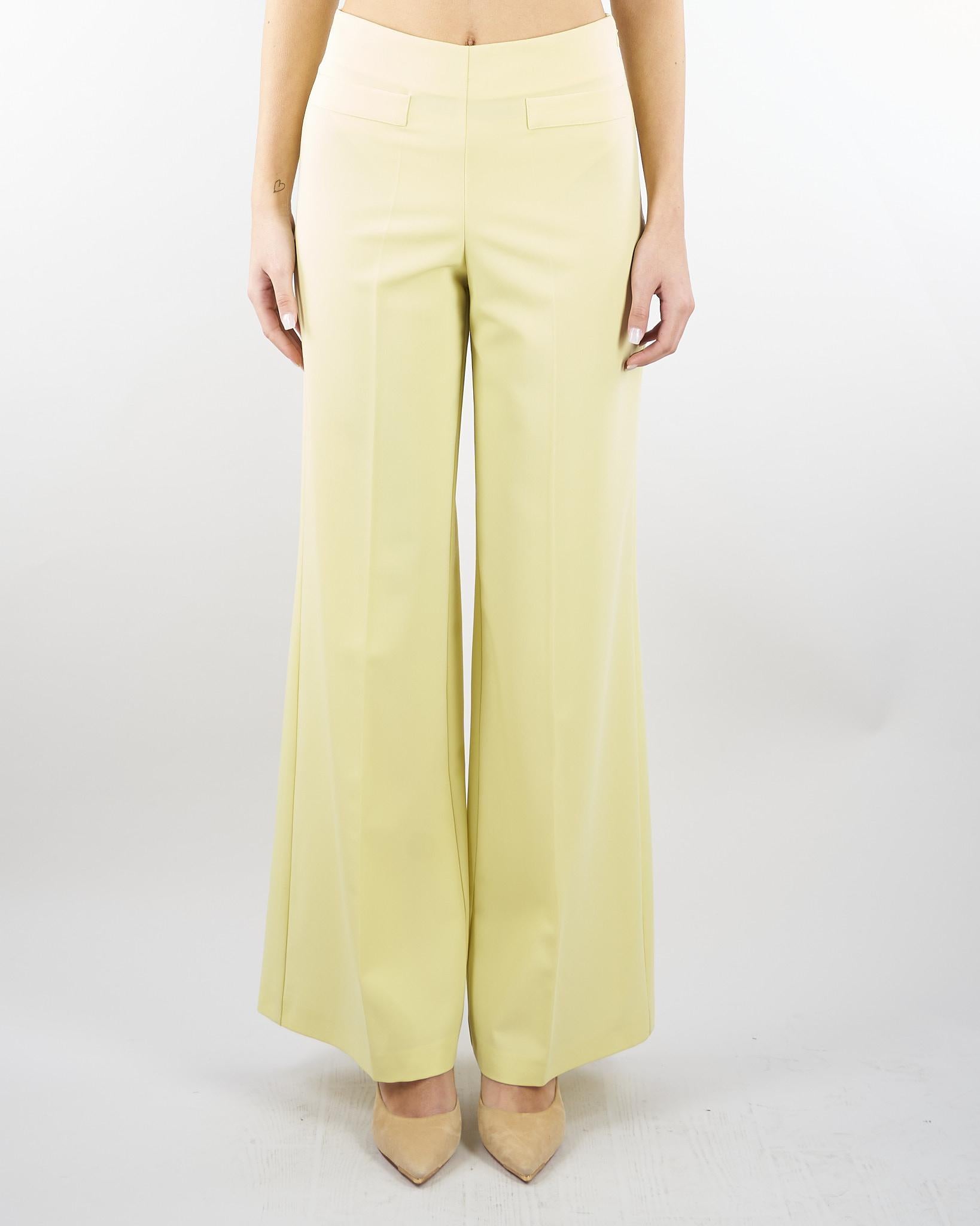 Pantalone Lime in tela fluida PA03001TTEL0015 V0774 SIMONA CORSELLINI 