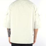 Camicia Sabbia con tasche e patch logo