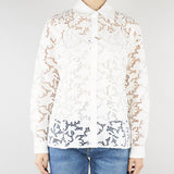 Camicia Bianco in cotone sangallo PBPACACIA 1 PENNY BLACK 