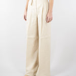 Pantalone Burro in tela di lino MSTMATERIA 7 MAX MARA STUDIO 