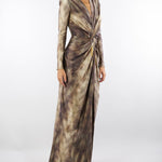 Abito Lizard Red Carpet in lycra con stampa pitone ABR3557E2 EL1 ELISABETTA FRANCHI 