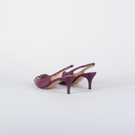 Décolleté Bordeaux sling back con Oval T<BR/> TCP030 5609 TWIN SET 
