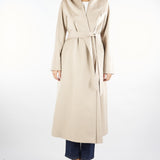Cappotto Naturale in puro cashmere con cappuccio DANTON 5 MAX MARA STUDIO 